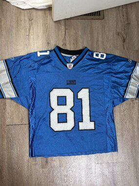 Calvin Johnson Detroit Lions NFL Reebok Jersey #81